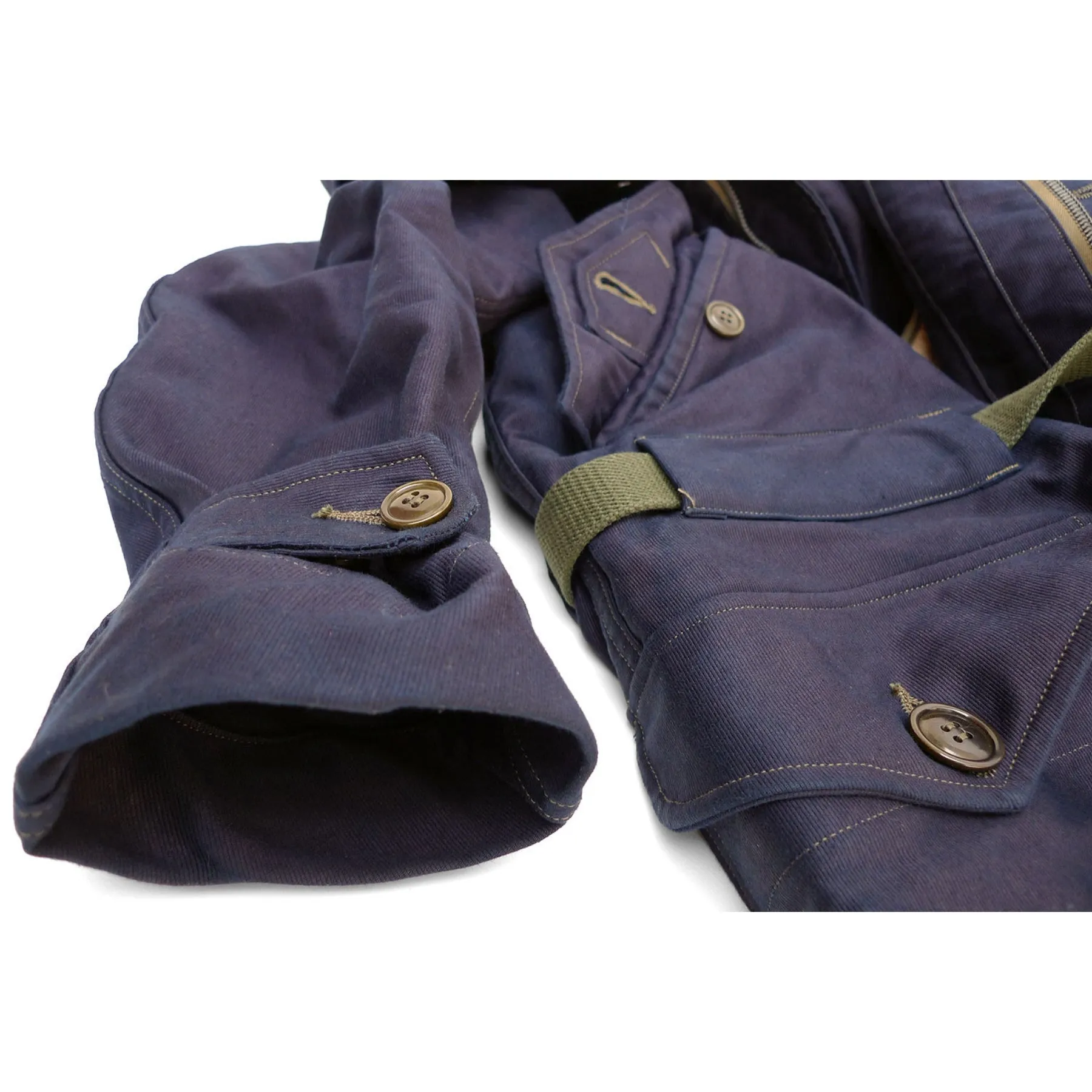 M-17 Parka - Indigo-dyed Jungle Cloth