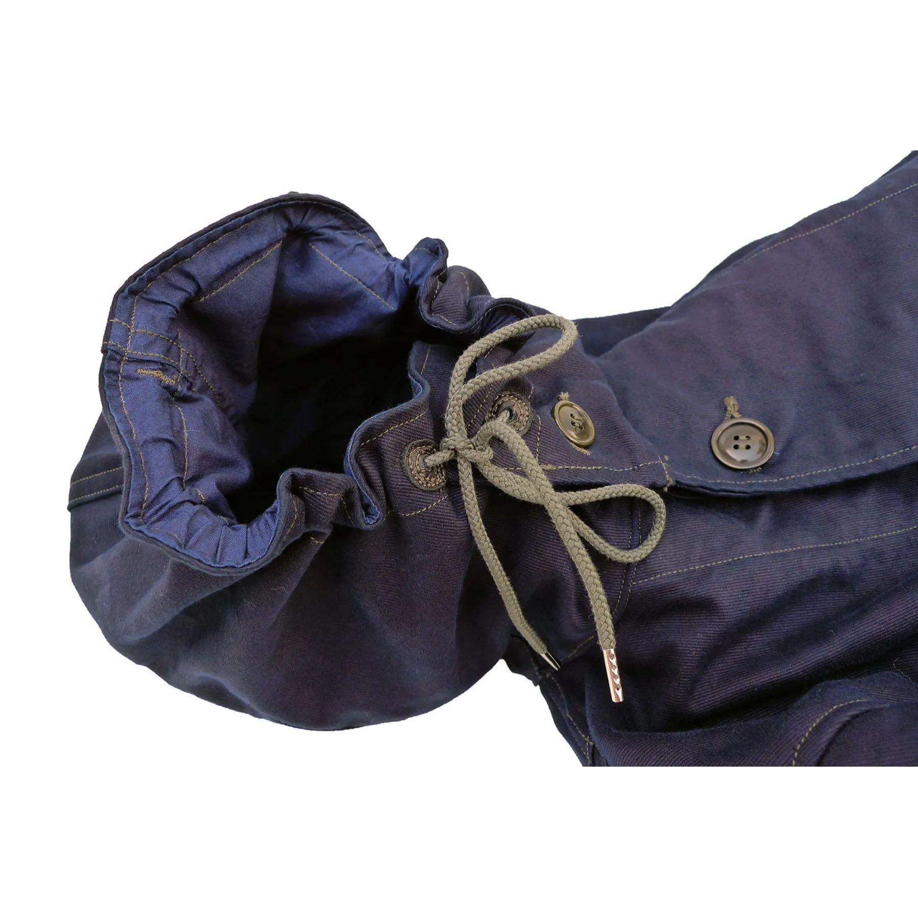 M-17 Parka - Indigo-dyed Jungle Cloth